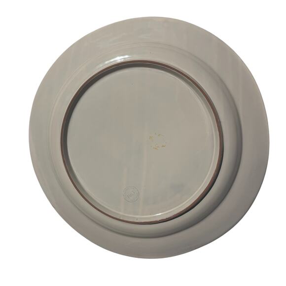 Pier 1 Hand Painted XLarge 15.5" Round Italy Made Beach Vacation Platter Bowl - Picture 5 of 7